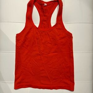 Red Lululemon tank